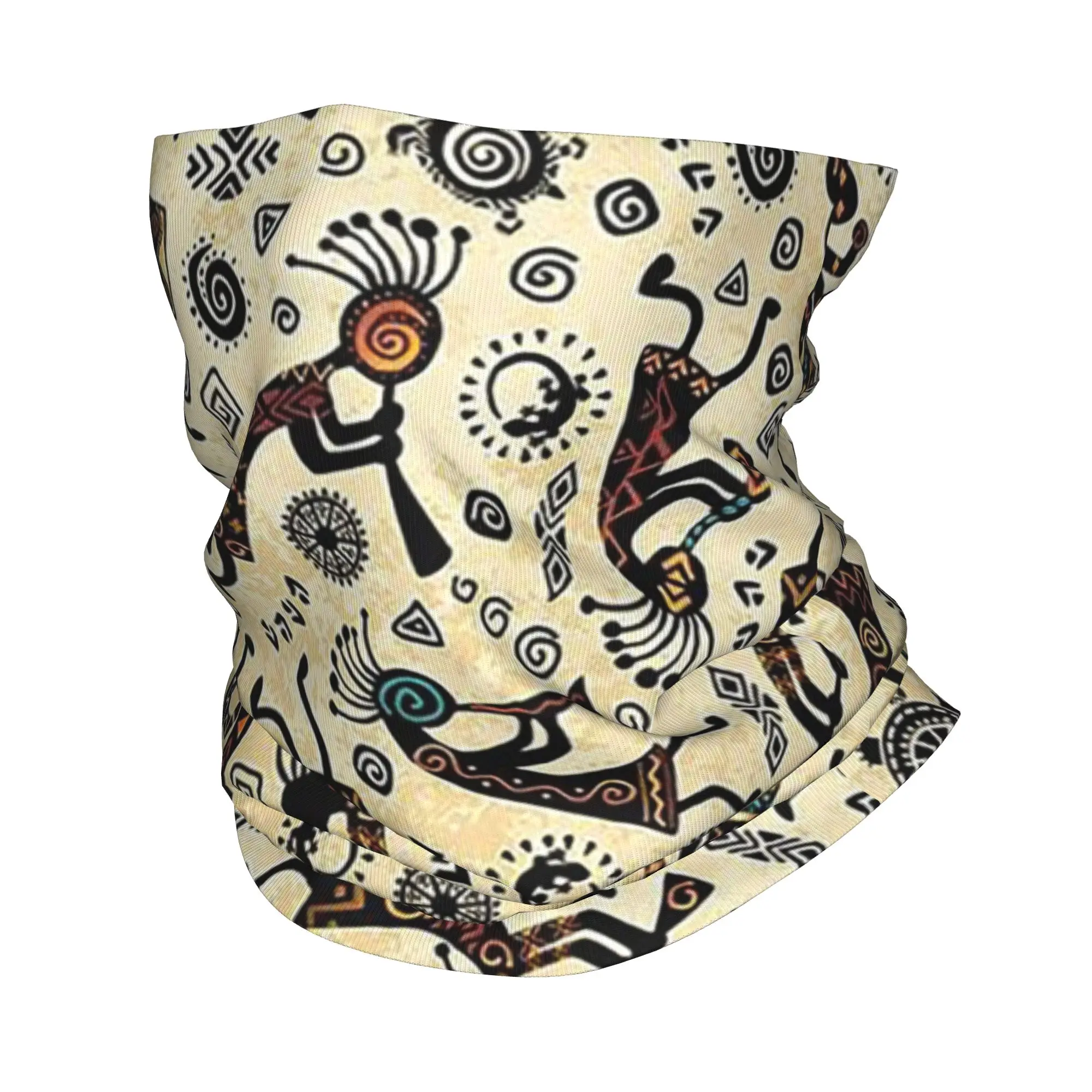 Coco Perry Ethnic Style Bandana Neck Cover Printed Mask Scarf Multifunction Face Mask Cycling For Men Women Adult