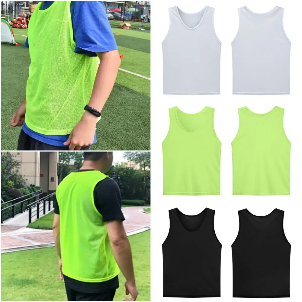 3 Size Sleeveless Mesh Vest Sleeveless Multicolor Training Tank Top Breathable Hollow Out Design