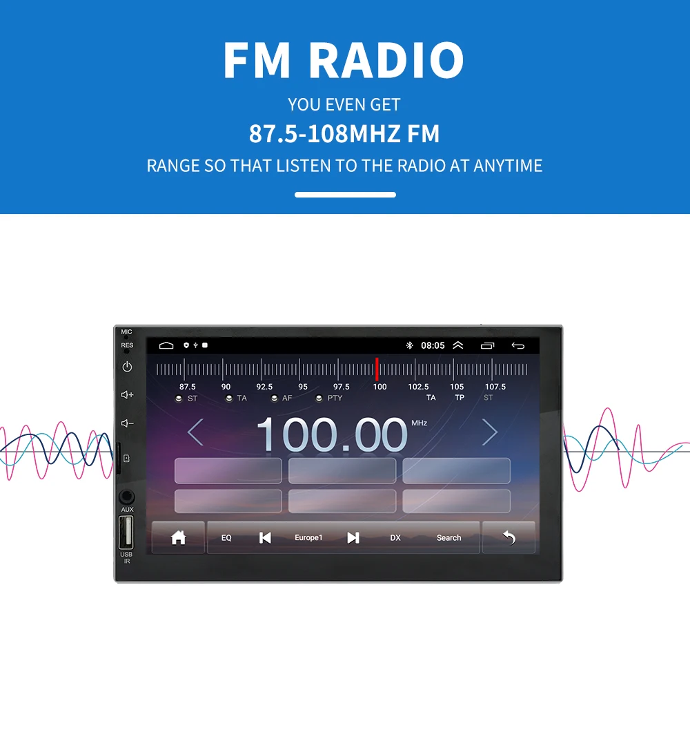 

Android Media Stereo Player Car Radio 7/9/10 Inch Screen Display Compatible BMW BENZ AUDI FIAT VW NISSAN TOYOTA for HONDA CarPla