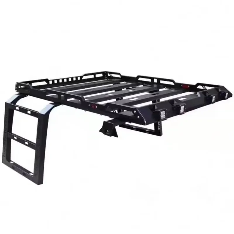 Gobison Aluminum/Steel Cargo Carrier Roof Rack for Wrangler JK JL 2/4 Door 2007-2023 Roof Rack