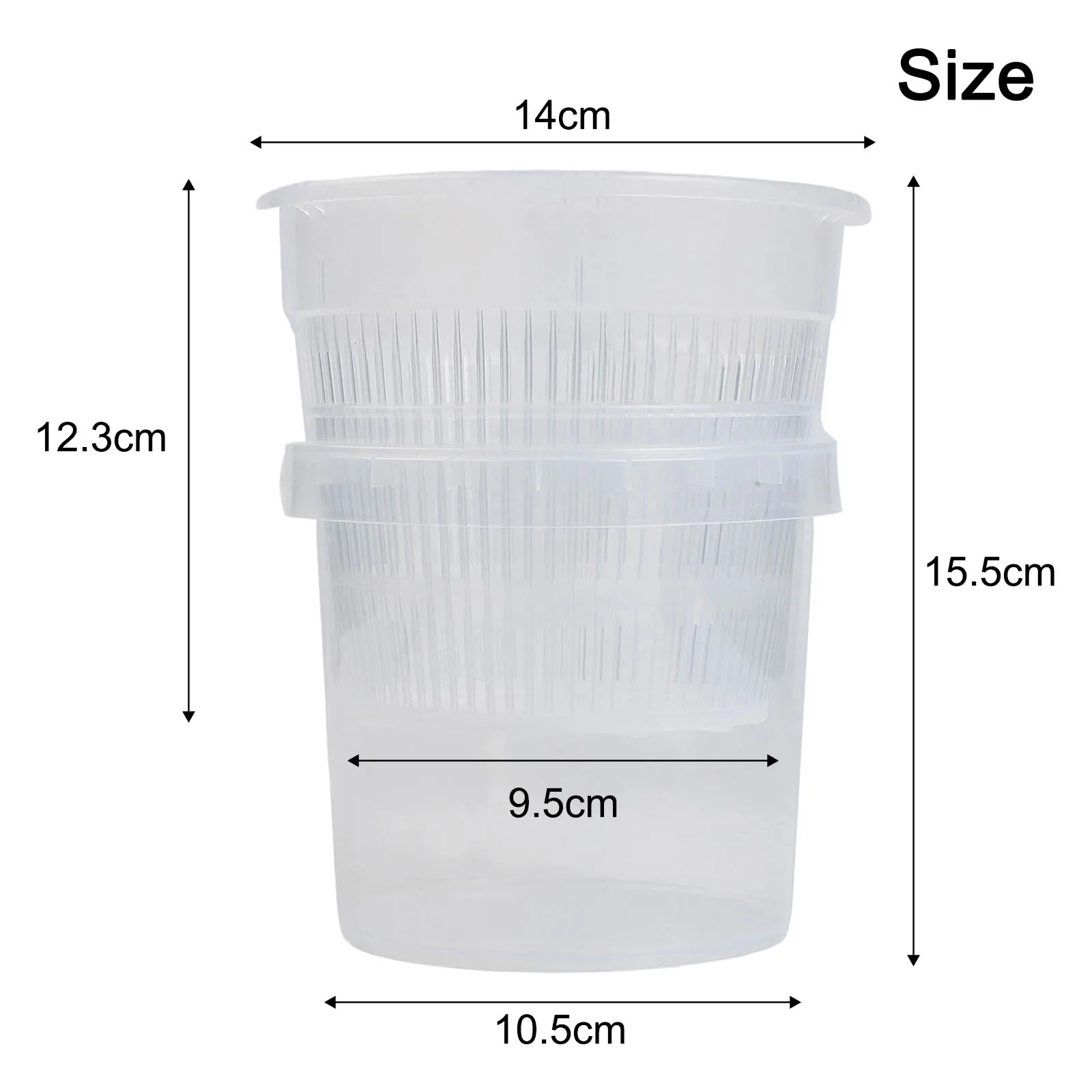16CM Self-Watering Pots Plastic Pot Easy Plant Care Nutrient Absorption Support Root Care Technology Two Styles Available