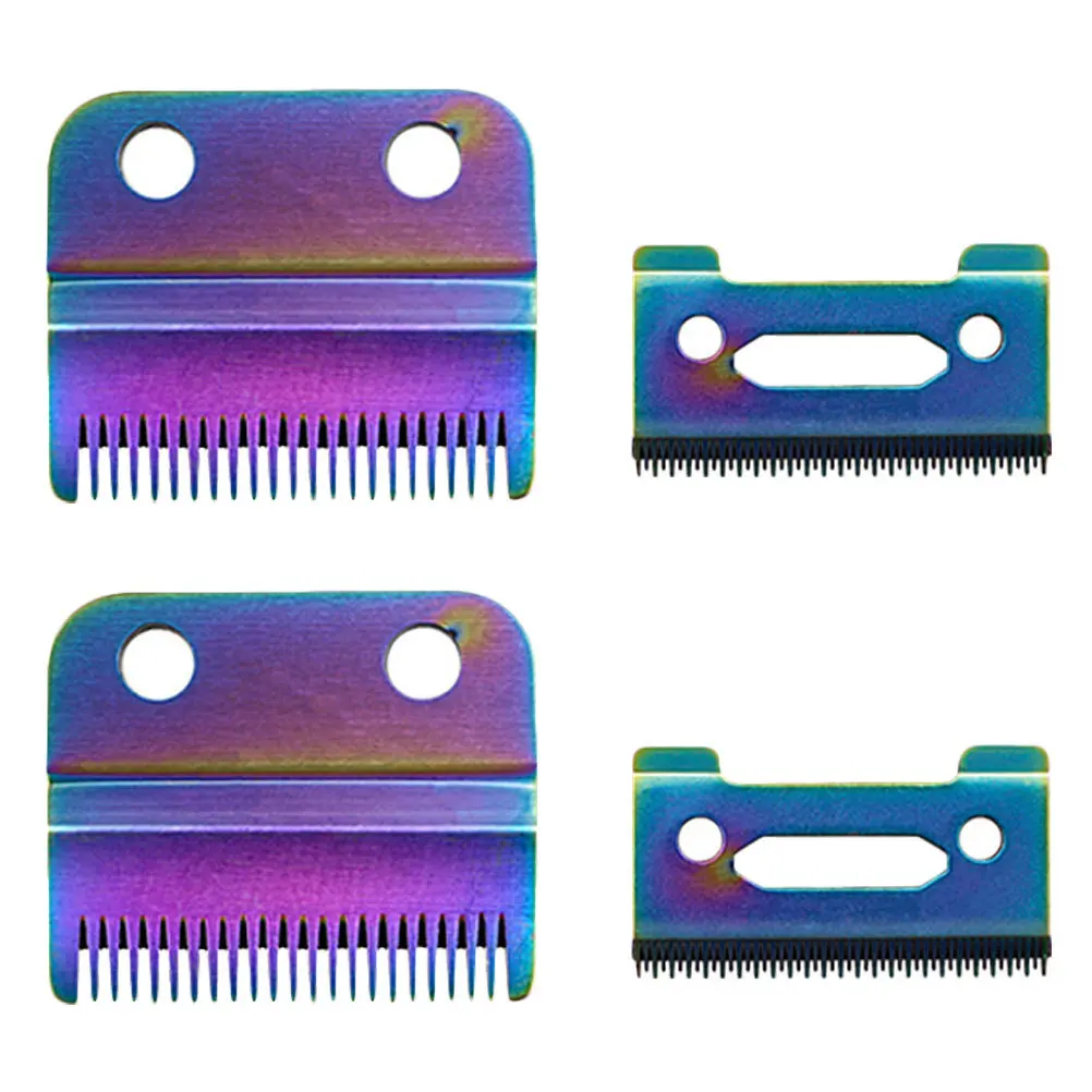 2 conjuntos de lâminas de substituição para máquina de cortar cabelo elétrica, para 8148, cabeça de aparador, suprimentos de barbeiro, ferramentas de salão de beleza