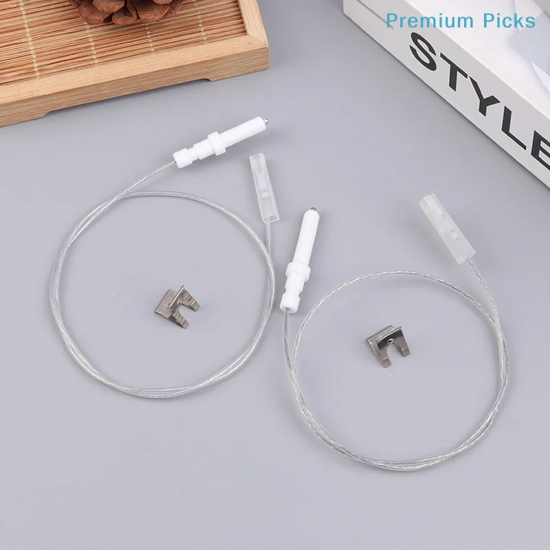 1Pc Gas Cooktop Stove Spare Igniter Electrode Spark Plug With Wire Ignition Ceramic Pin Ceramic Height 35mm 40mm For Gas Cooker
