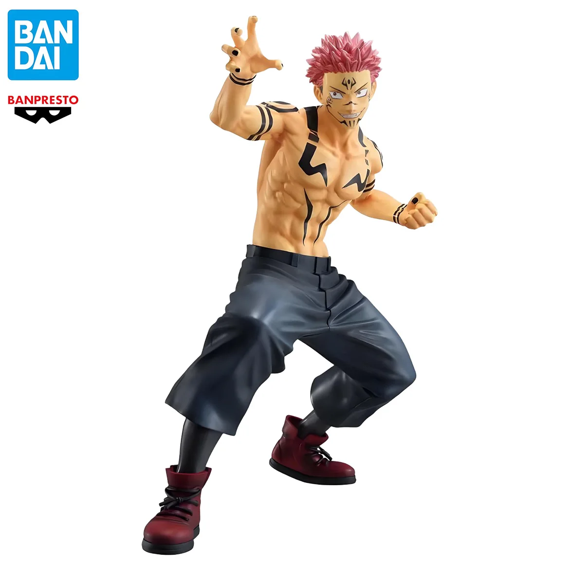 

In Stock Original BANDAI BANPRESTO Jujutsu Kaisen Ryomen Sukuna PVC 21CM Anime Action Figure Model Collection Dolls Toys Gifts