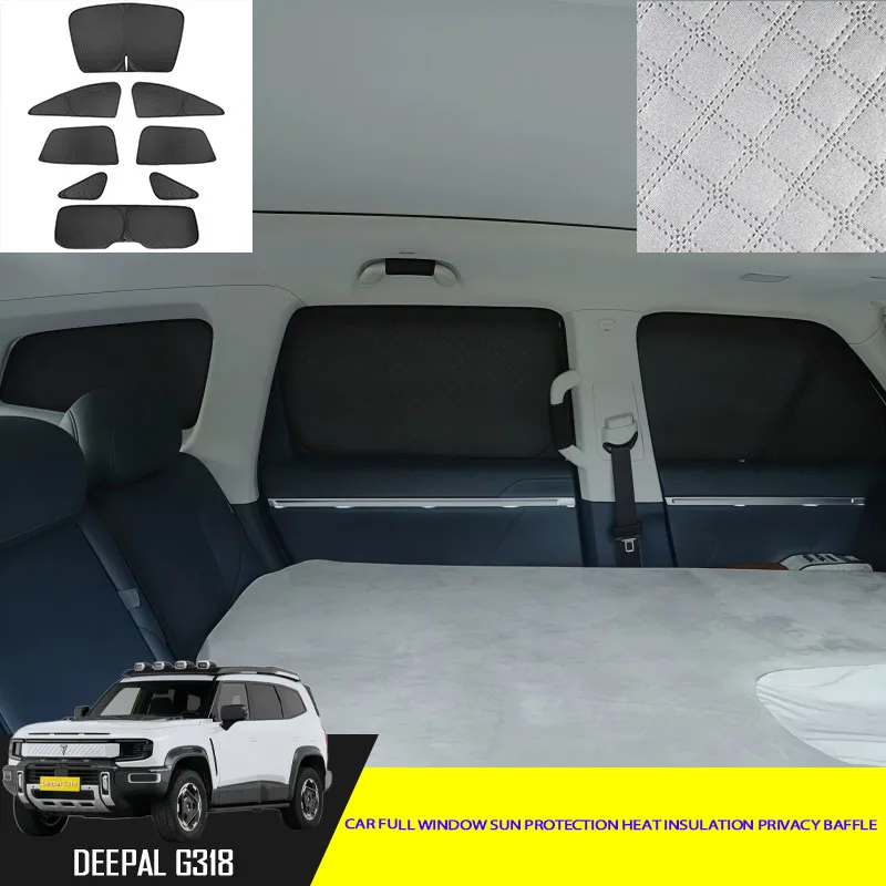 Car Full Window Privacy Baffle Fit for Deepal G318 Car Full Window Sun Protection Heat Insulation Privacy Baffle Car Supplies