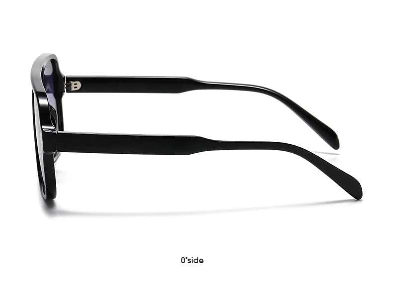 Mode gelbes Quadrat Frauen Sonnenbrille Retro Doppelbrücken großen Rahmen Sonnenbrille Frau Mode Luxus Designer Sonnenbrillen Brillen – Detail 16