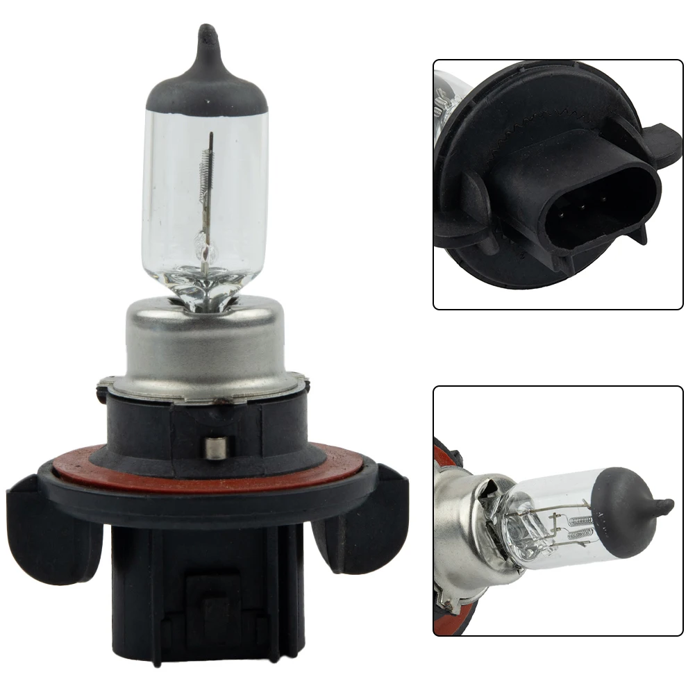 H13 9008 12V 55W Quartz Halogen Bulb White Halogen Bulb Car Headlight Bulb Quartz Material Car Accessories