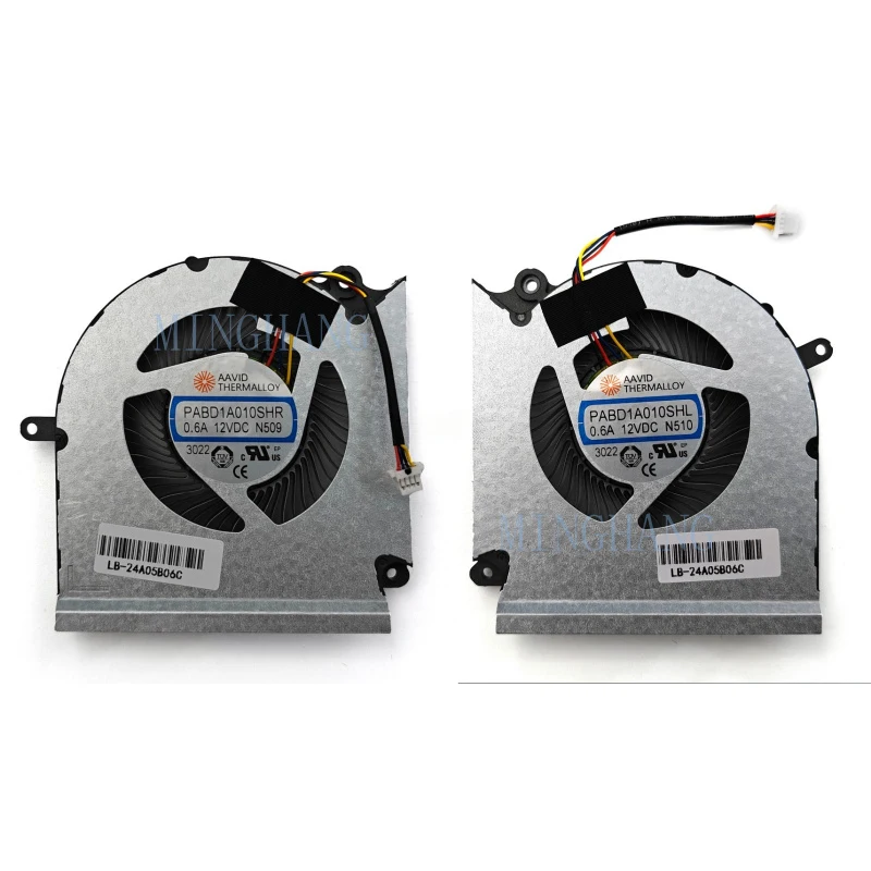 M  for MSI Raider GE68HX 13VF Vector GP68HX 16 HX 14VFG MS-15M1 MS-15M2 CPU & GPU Fan