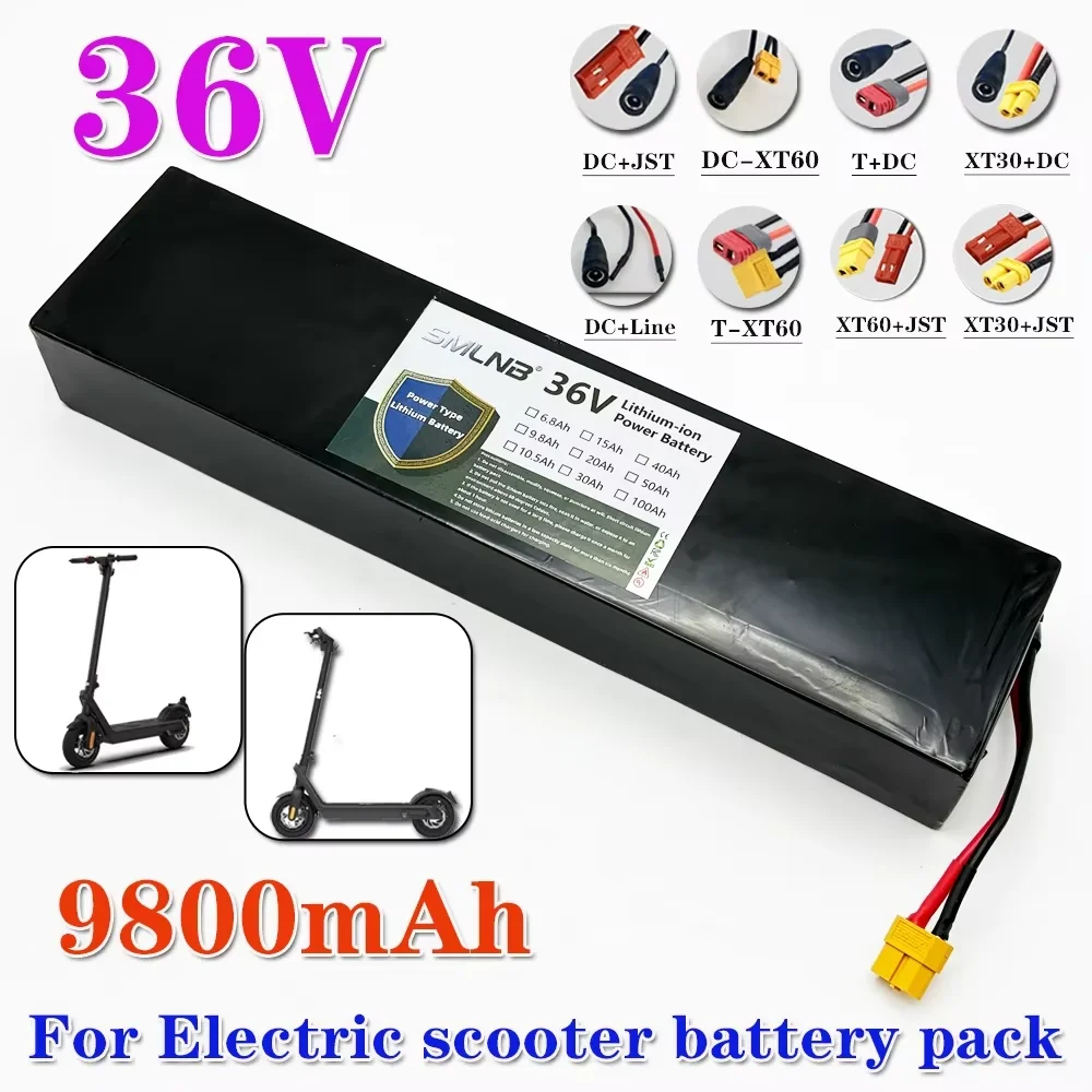 36V 9.8Ah electric scooter battery for Kugoo S1 S2 S3 / S3Pro Kirin S8 Pro 18650 lithium battery pack 10S3P 350W-500W With BMS