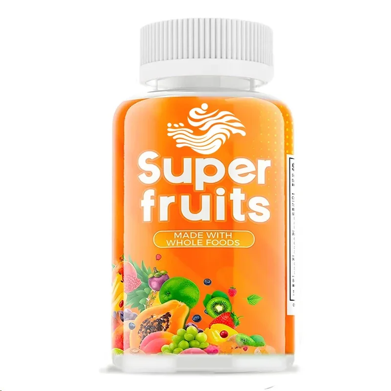 

Super Fruit Supplement Organic Whole Super Food Vitamin and Mineral Suitable for Women, Men, and Children - Soy Free 60 Capsules