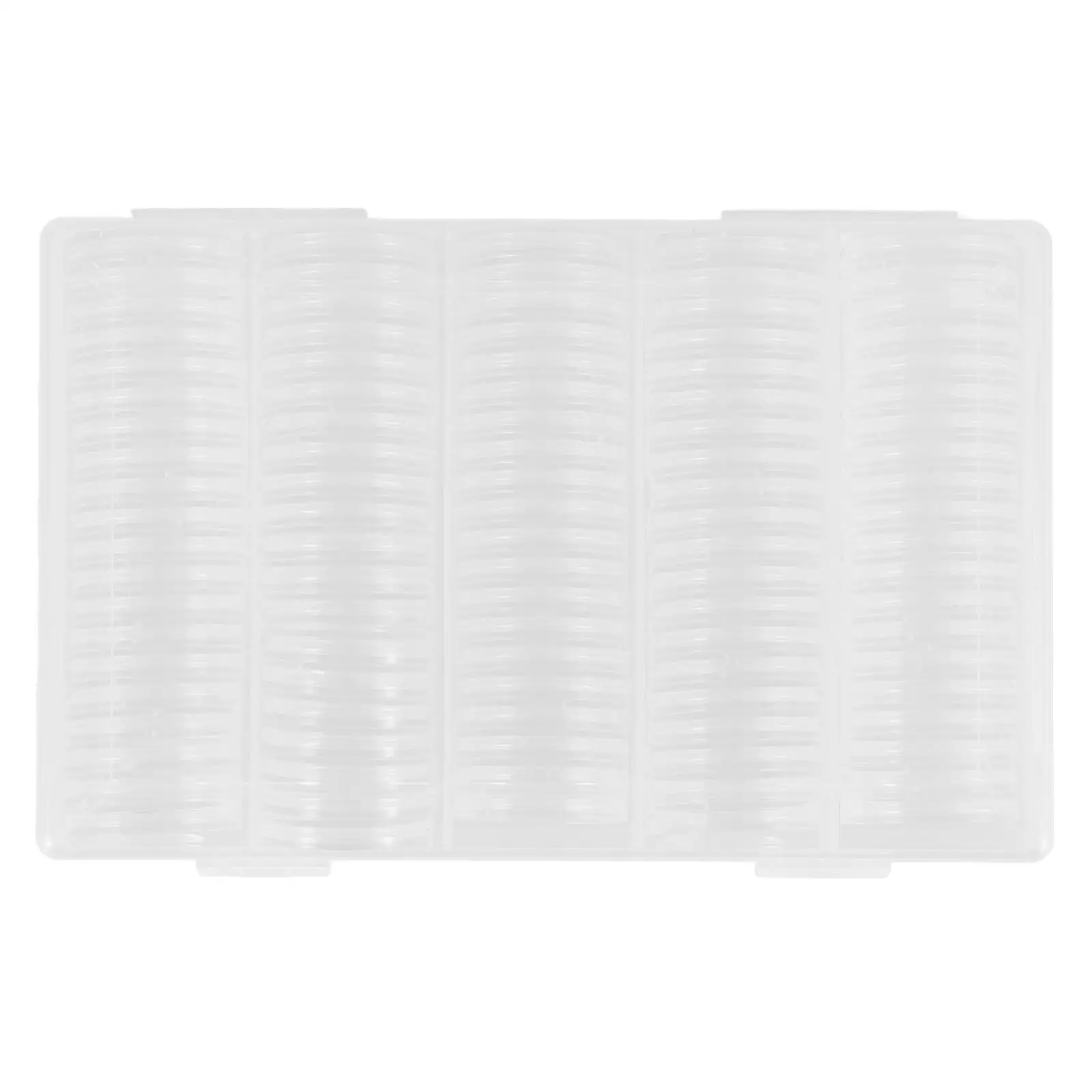 100 Pieces Coin Collection Box Round Case Holder Capsules Commemorative 27mm Storage