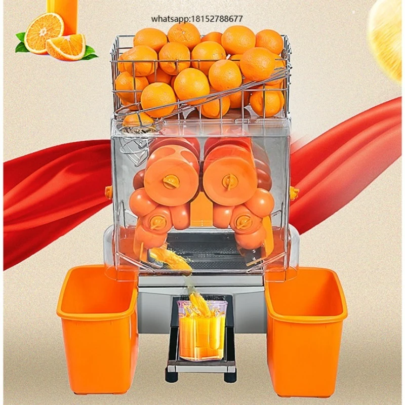 Stainless Steel Industrial Electric Commercial Orange Juicer Machine Lemon Juice Orange Juicer Machine Automatic Orange Juicer