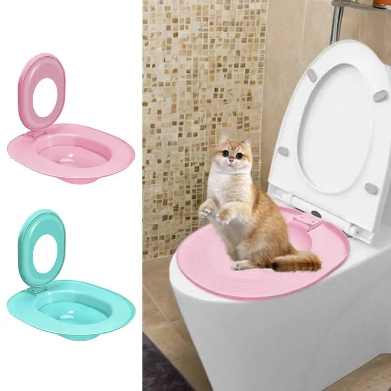 Cat Toilet Trainer Toilet Litter Box Trainer Reusable Urinal Seat Potty Cat Hygiene Trainer For Pet Care Train Your Cat To Use