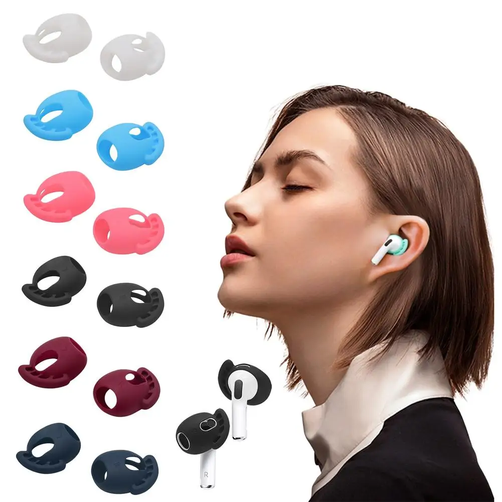 Non-slip Earhooks For Apple Airpods 3 Silicone Holder In Ear Hook ForIphone Airpods 3 Sport Cover Earpads Earphone Accessories