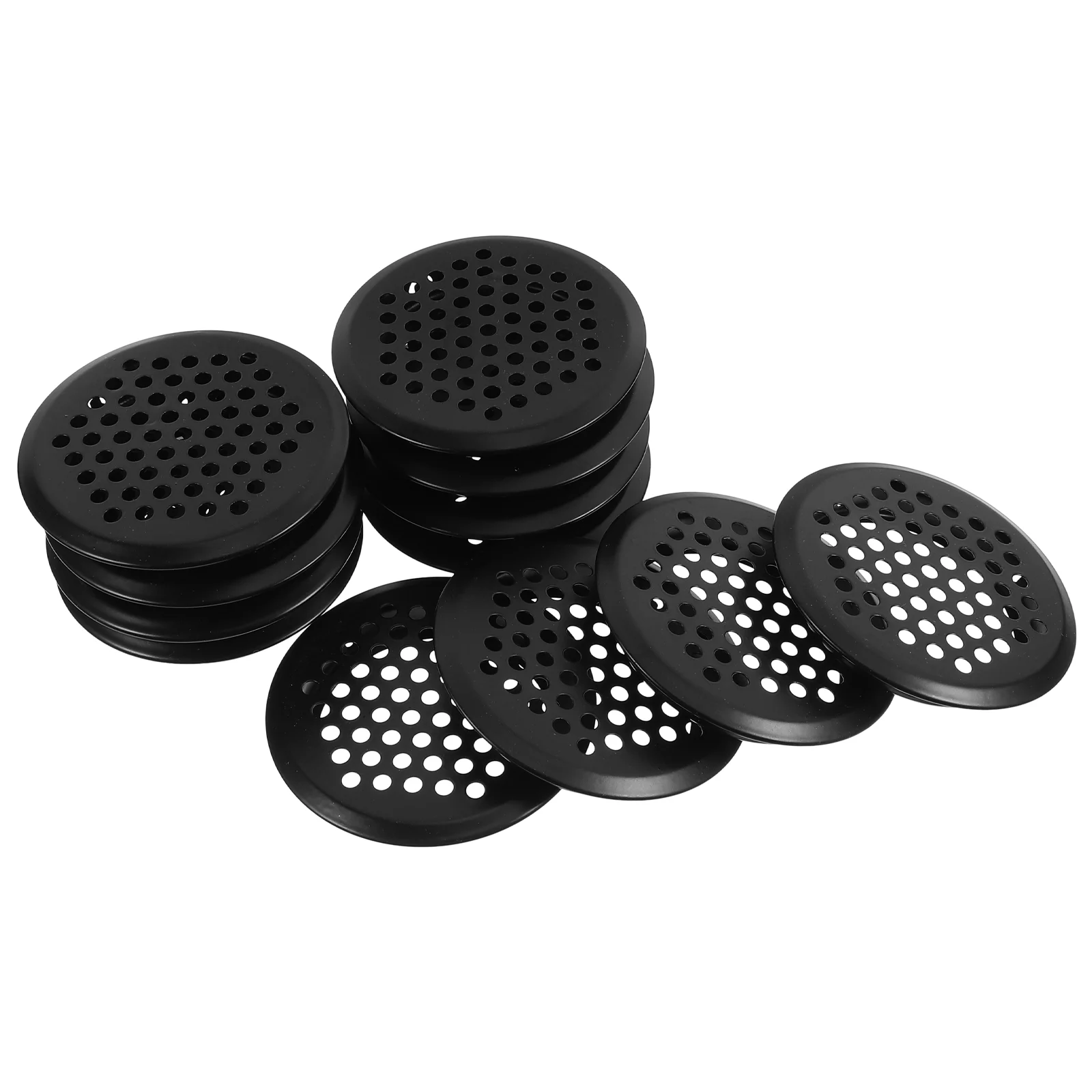 12 Pcs Vents Cabinet Air Hole Metal Furniture Plugs Small Wardrobe Cupboard Holes for