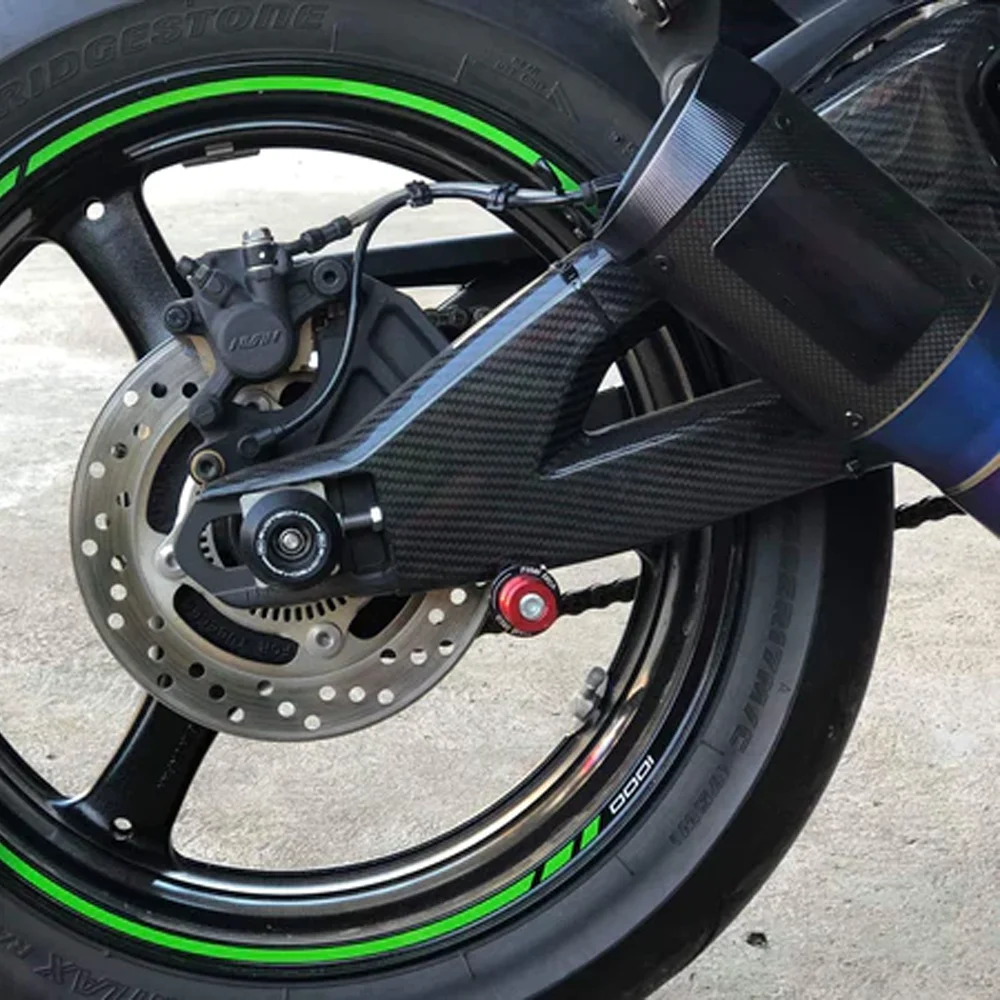 ฝาครอบคันโยกรถจักรยานยนต์สำหรับคาวาซากินินจา ZX10R 2012 2013 2014 2015 2016 2017 2018ที่คลุมแขนแกว่งอุปกรณ์ป้องกัน