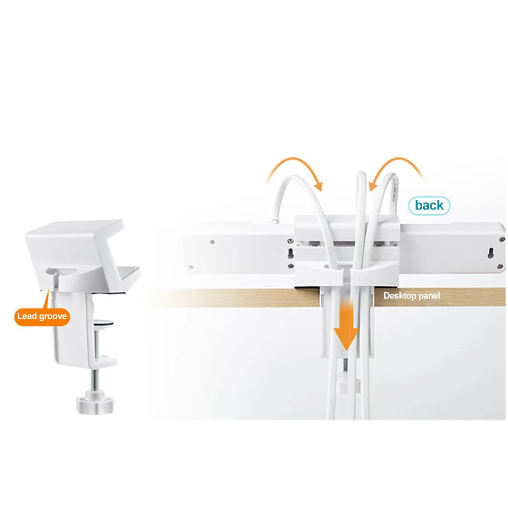 High Quality Bracket Socket Fixed Bracket Desktop Fixed Fixing Clip Neatly Organized Plywood Type Power Socket