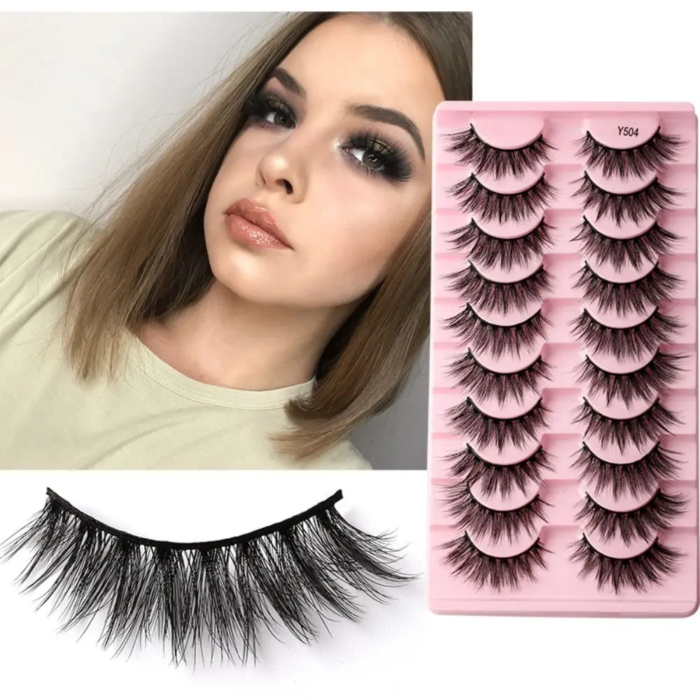 Volume drammatico Faux Mink Hair Women Beauty Thick Long Eye Lashes Faux Mink Eyelashes Eye Extension ciglia finte