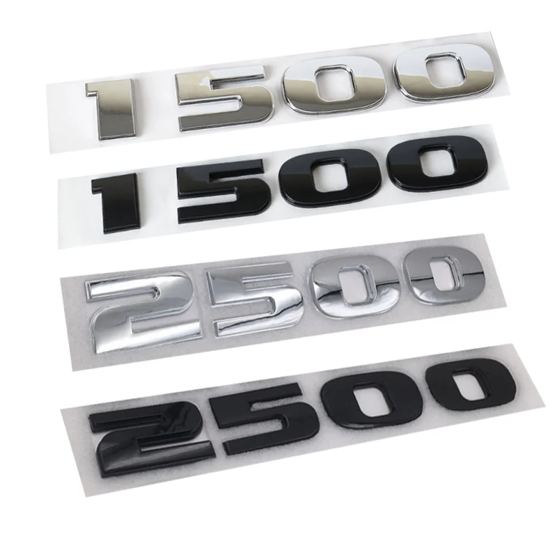 

3D Car Sticker Body Fender Side Decal RAM 1500 2500 Emblem Badge For RAM 1500 2500 Nameplate Badge Auto Accessories