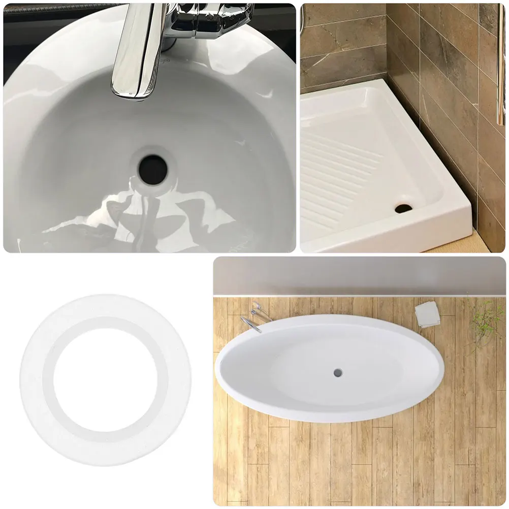 

20Pcs O Ring Gasket Replacement Silicone Seal Kit Basin Waste Seal for Sink Drainage Bathroom Kitchen Transparent Rubber Washer