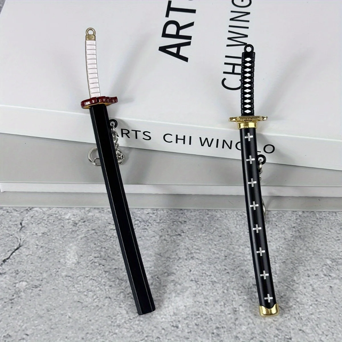 6inch Metal Roronoa Zoro Katana Real Sized Japanese Katana Fake Sword Steel Anime Zoro Ninja Knife Original Samurai Sabre Gift