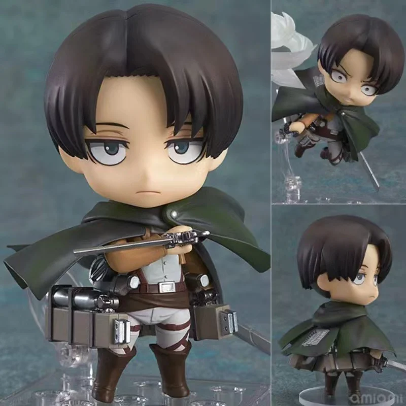 In Stock Original GOOD SMILE GSC390 Attack On Titan Levi Official Anime Figure Genuine Collectible Model PVC Action Figure Toys