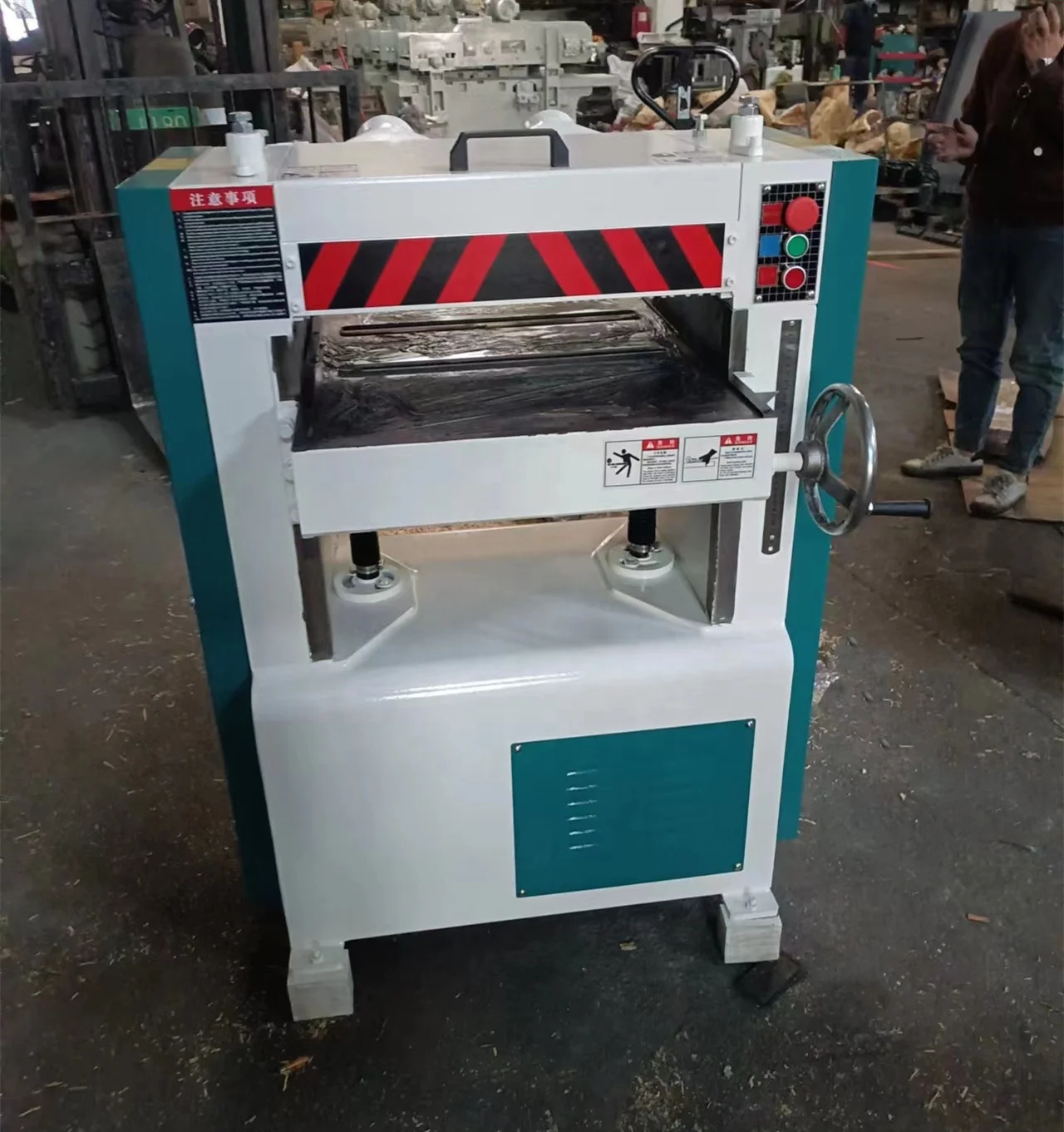 

400mm 500mm 600mm 800mm Woodworking Wood Pressure Helical Cutter Thickness Thicknessing Pressing Planer Thicknesser Machine CE