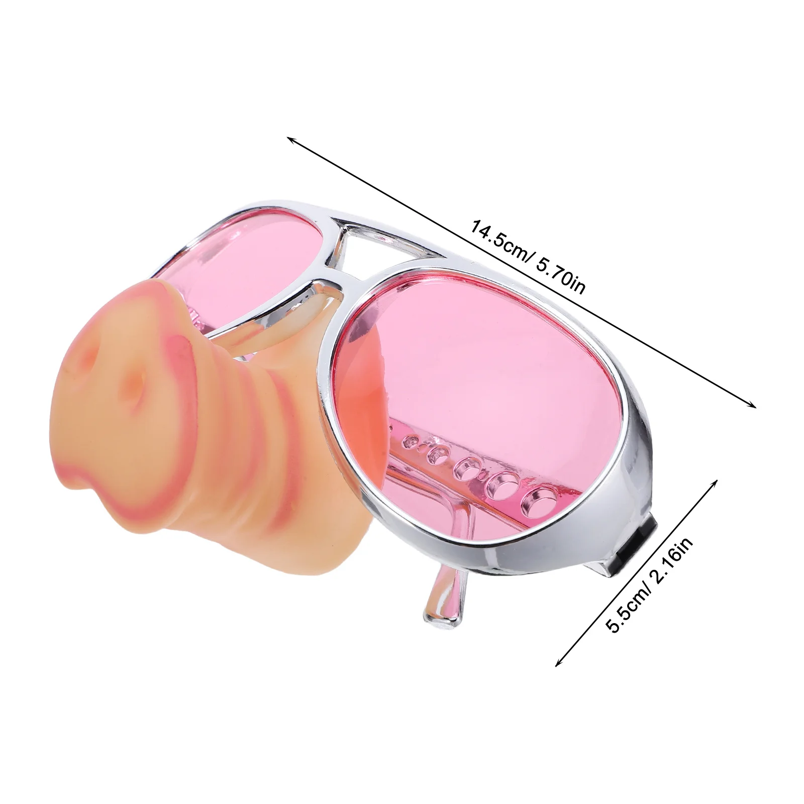 Gafas de sol con nariz de cerdo, accesorios divertidos para fiesta para adultos, disfraz de Halloween, regalos de Navidad y Carnaval, duraderos que no se decoloran