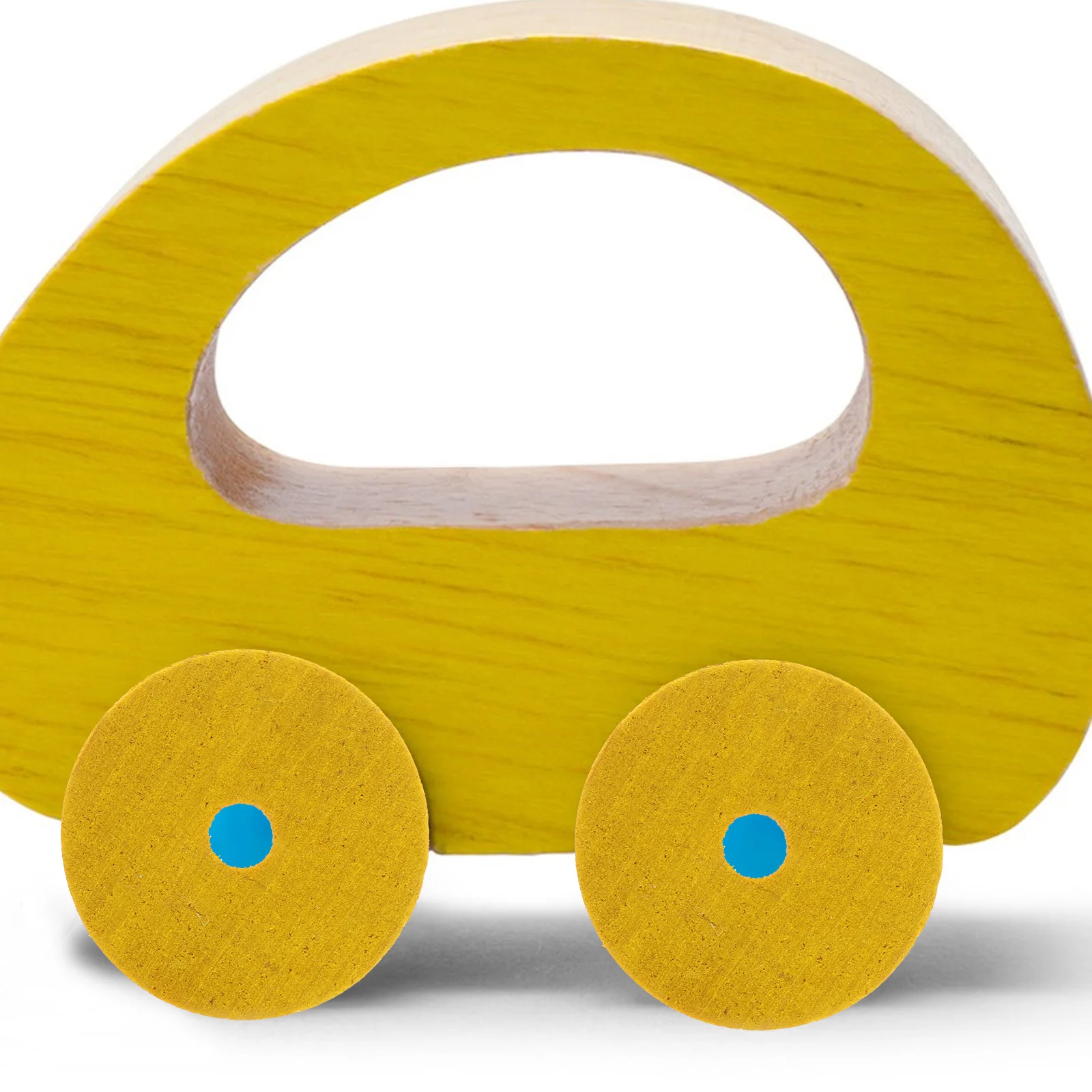 

10 Pcs Wooden Wheels Smooth Finish DIY Toy Car Tires Craft Train Parts Easy Assembly Creativity Development Mini Wood Rounds