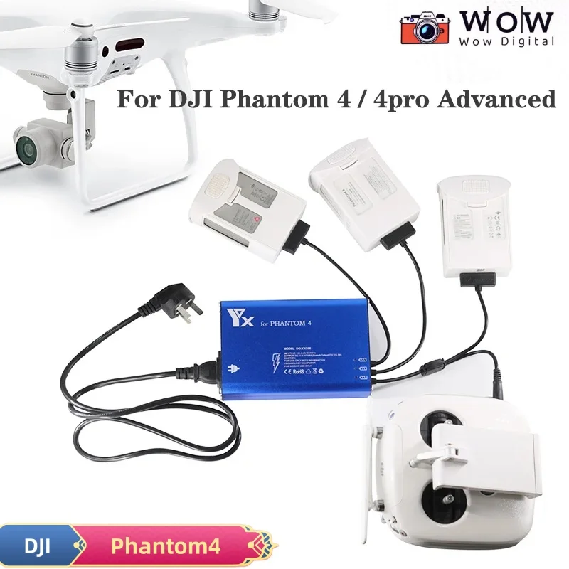 for-dji-phantom-4-advanced-4pro-drone-battery-remote-controller-quick-charger-4-in-1-intelligent-parallel-power-hub-new-parts