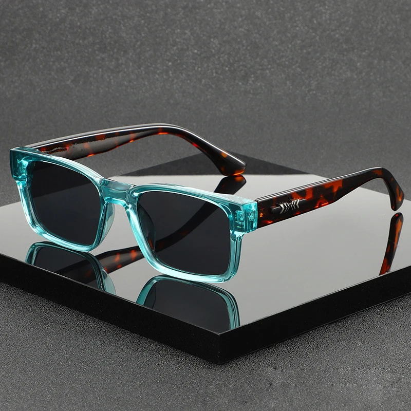 Retro-Mode-Sonnenbrille - Quadratischer Schutzrahmen, UV400 Unisex für Outdoor-Abenteuer & Casual-Stil