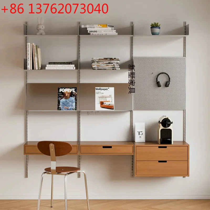 

Средневековая дорожная полка для гостиной, многофункциональная полка для дисплея, регулируемая книжная полка для спальни