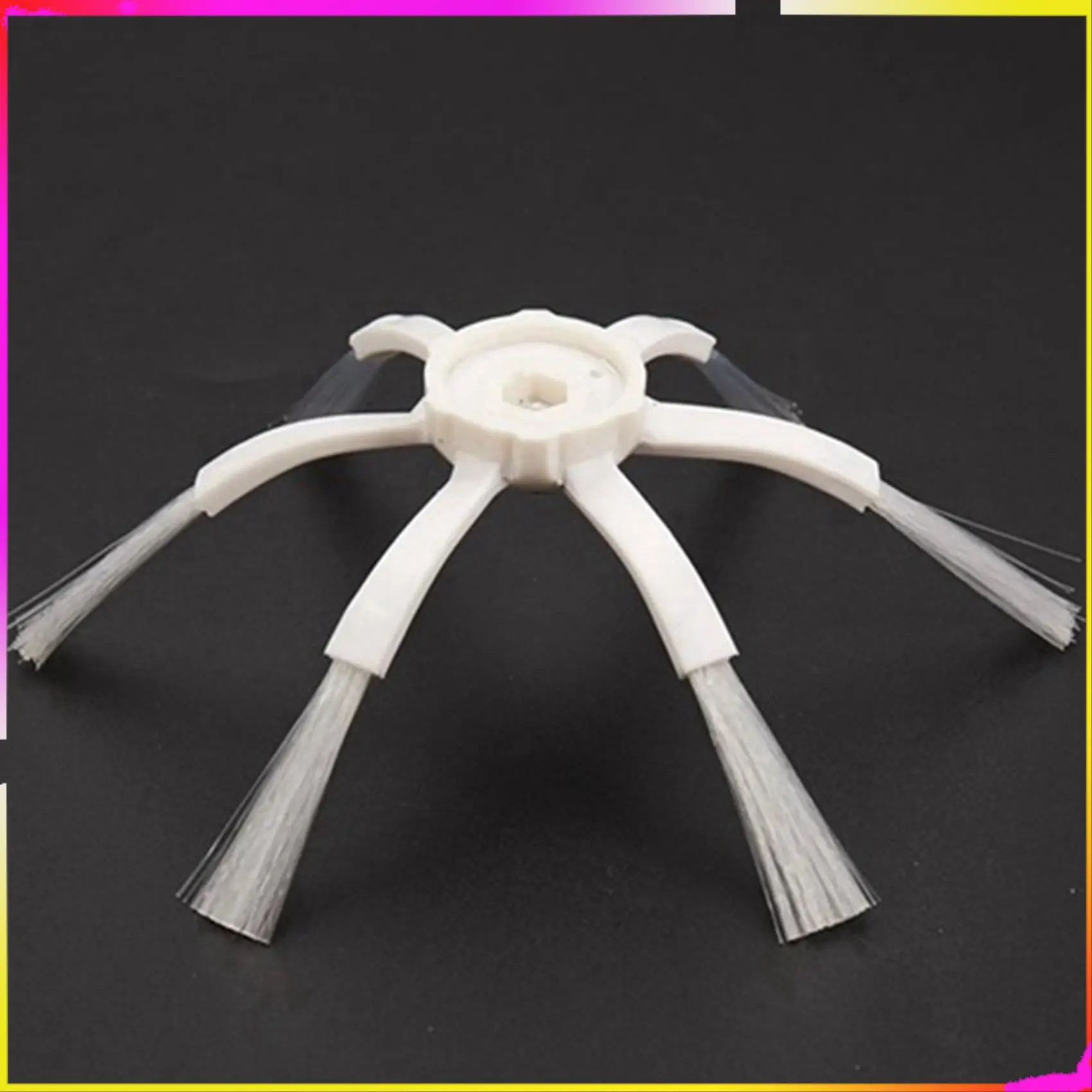 M04K 8X الأبيض 6 الأسلحة فرشاة جانبية ل Xiaomi 1S MI روبوت فراغ 2 Roborock S50 S51 S5 أجزاء المكنسة الكهربائية الملحقات