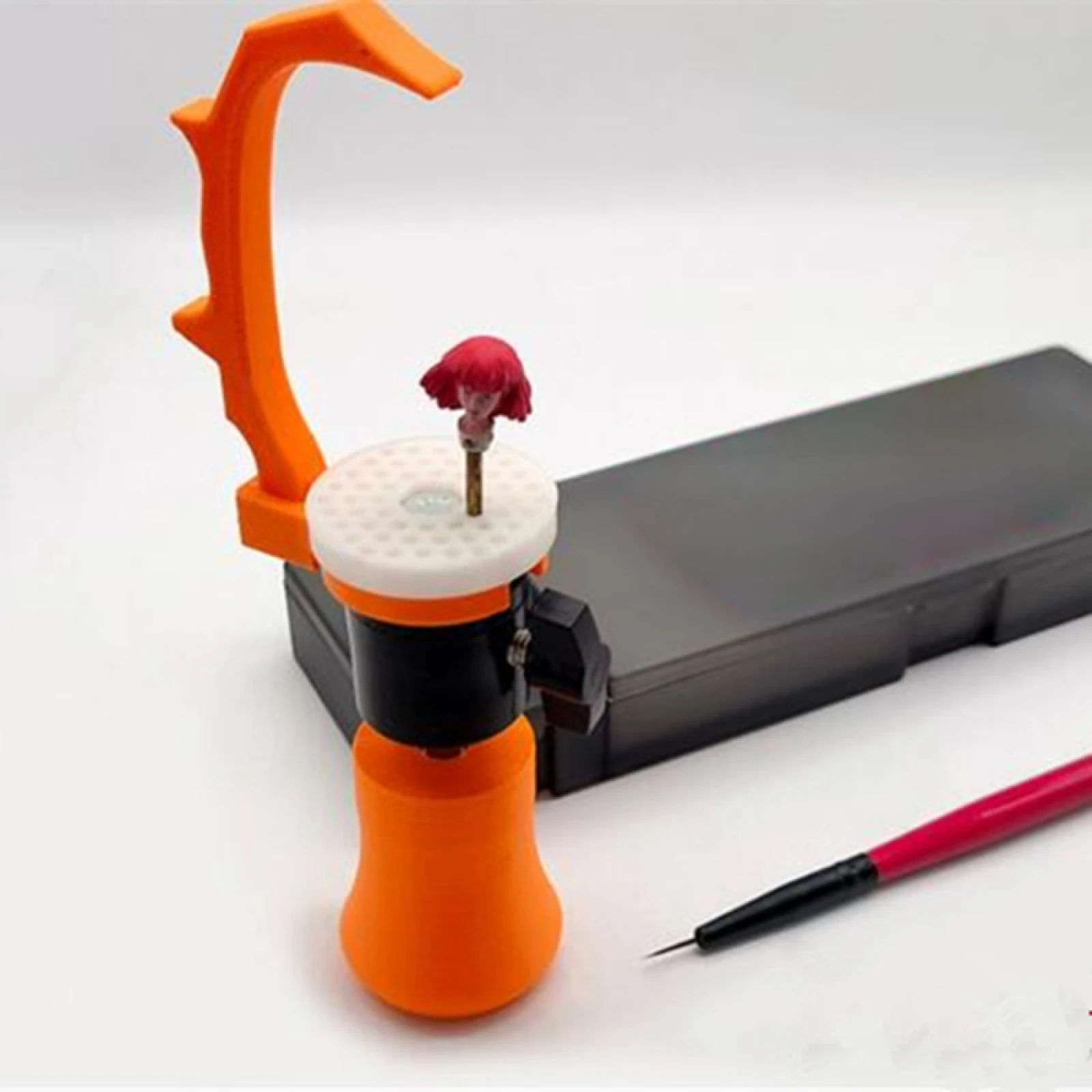 Manija de pintura con rotación de 360 grados, modelo a escala estable, herramientas de pintura para ensamblaje de modelos a escala, figuras de modelos en miniatura