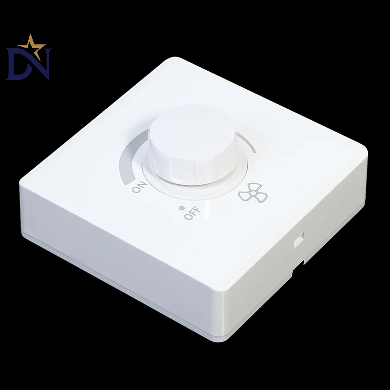 86 Type Ceiling Fan Adjustment Stepless Speed Controller Wall Switch 220V 10A