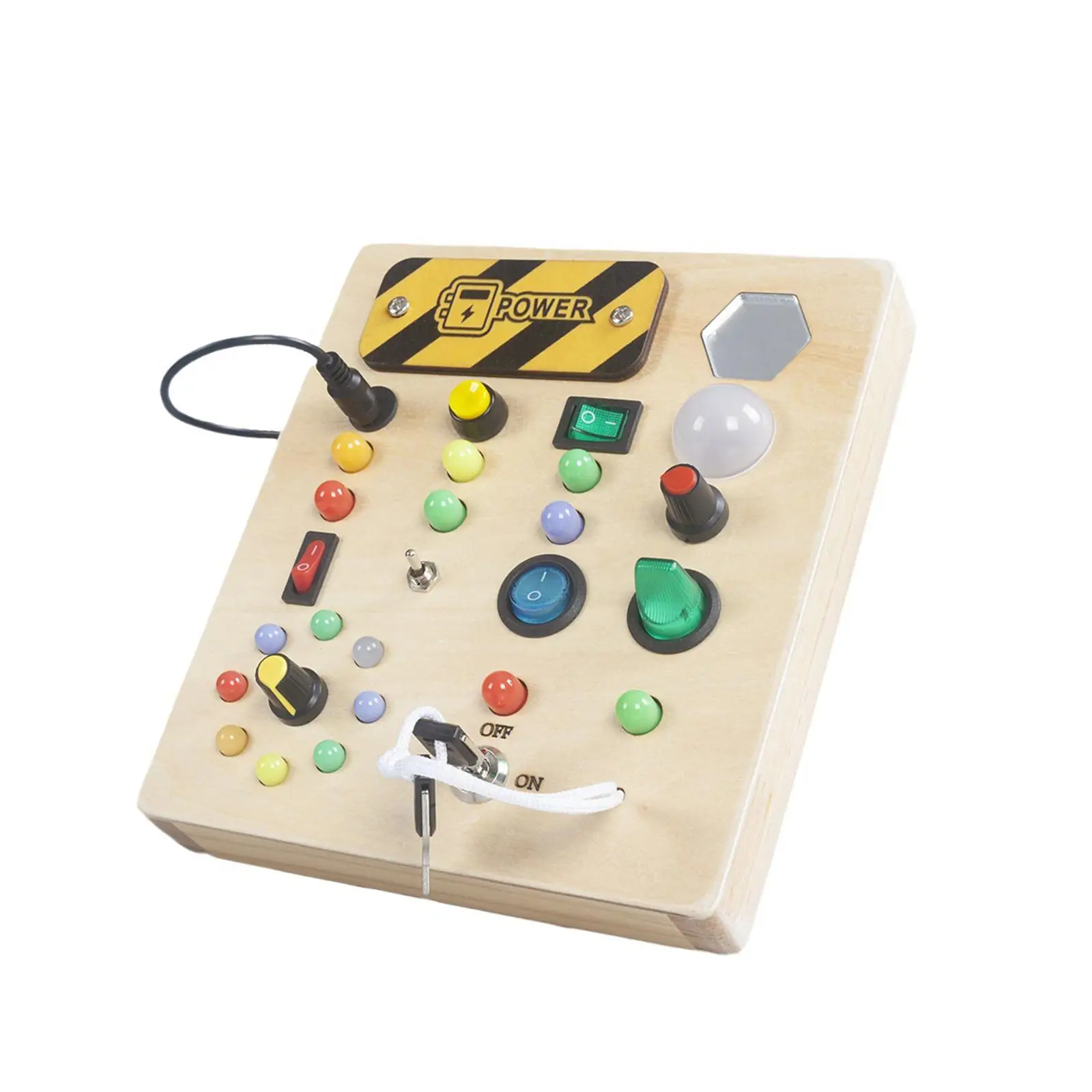 LED Toy Busy Board para celebrações, atividades Montessori, presentes aniversário