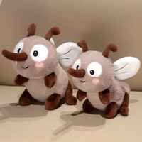 Cartoon Baby Mosquito Plush Toy  Lifelike Stuffed Insect Mosquito Animal Dolls With Big 3D Eyes Long Needles Fun Cosplay Gifts