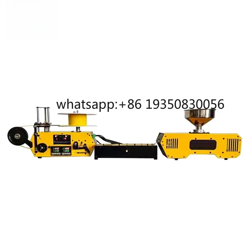 Desktop 3D Printer Extruder Recycling Machine Mini 3D Filament Extrusion Machine PP/PS/PE Support Speed Adjustable Automatic