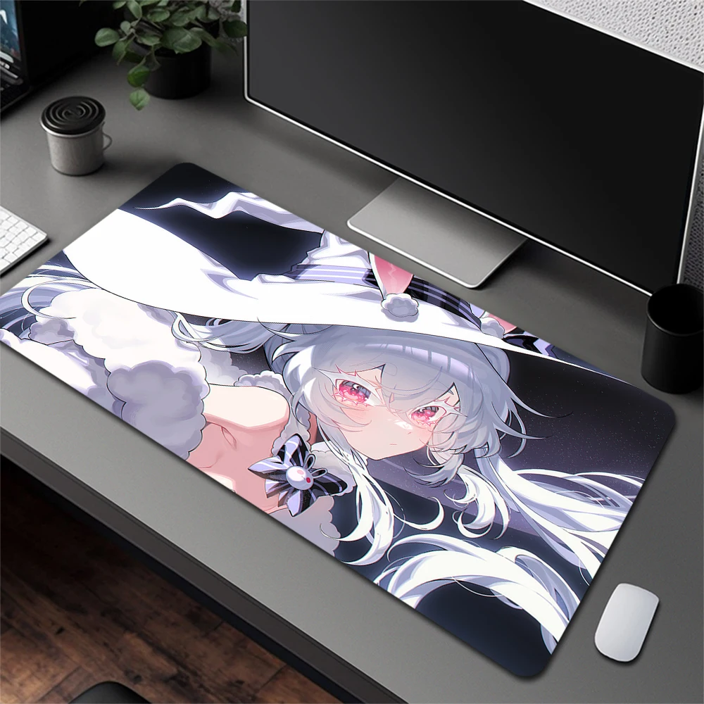 لطيف مثير Kawaii أنيمي الفتيات سيليكون الألعاب ماوس الوسادة حافة كبيرة قفل لوحة المفاتيح لوحة الماوس لوحة المفاتيح المضادة للانزلاق الجدول حصيرة