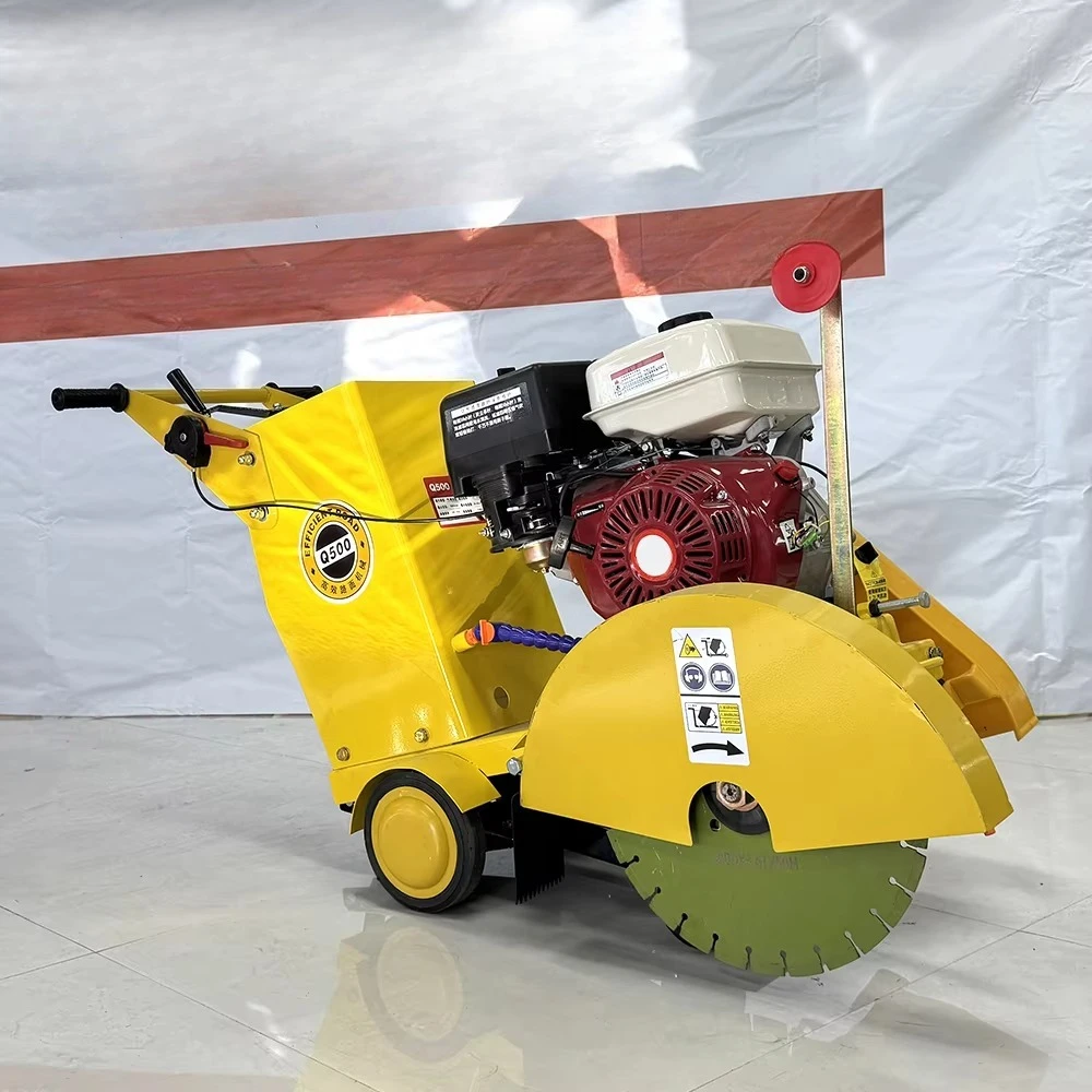 350-500mm Blade Diameter Asphalt Road Cutter Machine Hand Held Concrete Cutting Saw for Sale