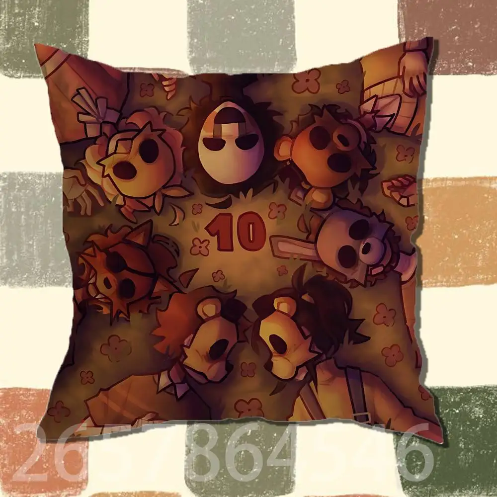 Game F-FnafS Polyester Printed Pillow Cover Square 30 35 40 45 50 55 cm Soft for Sofa Bed Car Home Decor