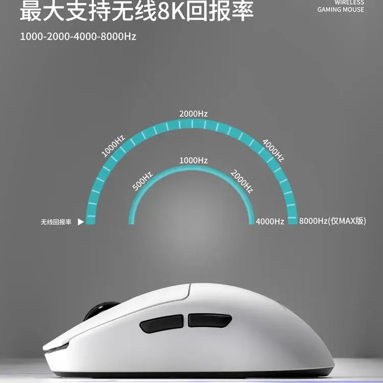 Produtos promocionais zaopin z2 mini mouse preto para jogos 8k leve baixo atraso ergonomia sem fio mouse tri-mode pc e-sport presente
