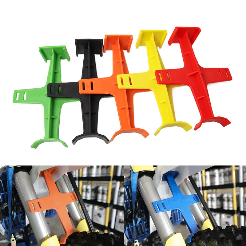 

ABS Transportation Protector Motocross Glossy Finish Brace Fork Support Motorcycle Block Enduro Seal Savers Accessaries Guard