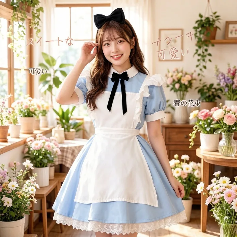 

Halloween Cosplay Dress Elegant Maid Outfit Retro Lolita Costume For Stage Performance Party Role Play Festive Daily Attire