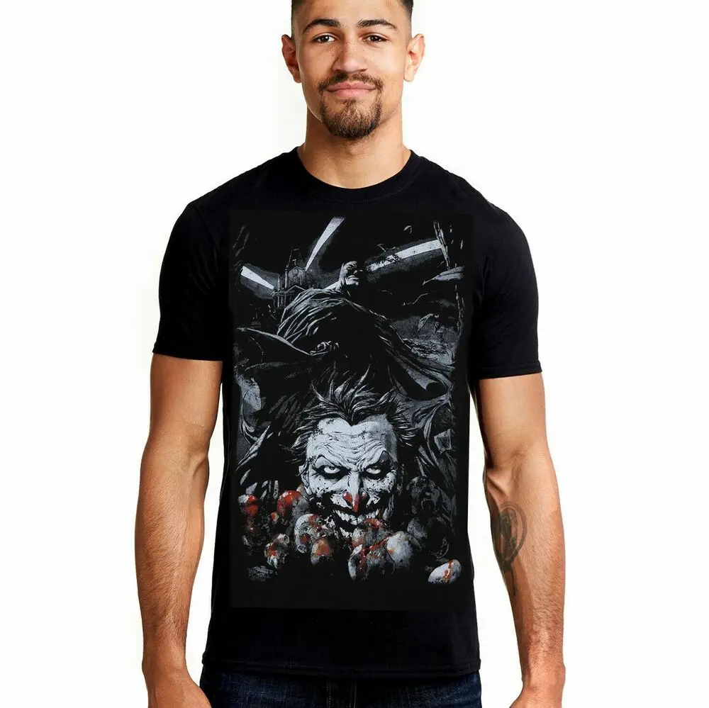 Offizielle Comics Herren Batman Zorn T-Shirt schwarz Größen s-xxl Unisex T-Shirts für Männer Frauen Sommer