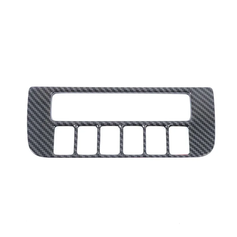 ABS Car Center Console Air Conditioning Switch Panel Frame Cover Trim Sticker For Mitsubishi Outlander 2019-2022 Car Accessories