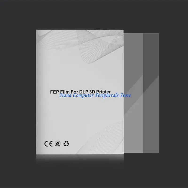 F68C 2PCS 200x280x0.1 mm FEP 필름 LCD SLA 수지 필름 UV DLP 3D 프린터
