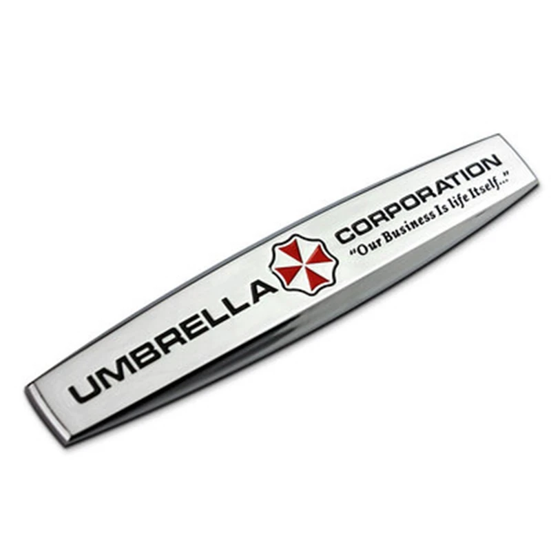 Quality Umbrella Corp. Sticker Emblem Car Auto Fender Badge Side Door 100% 3D Metal Chrome Decor Automobile Tuning Car-Styling