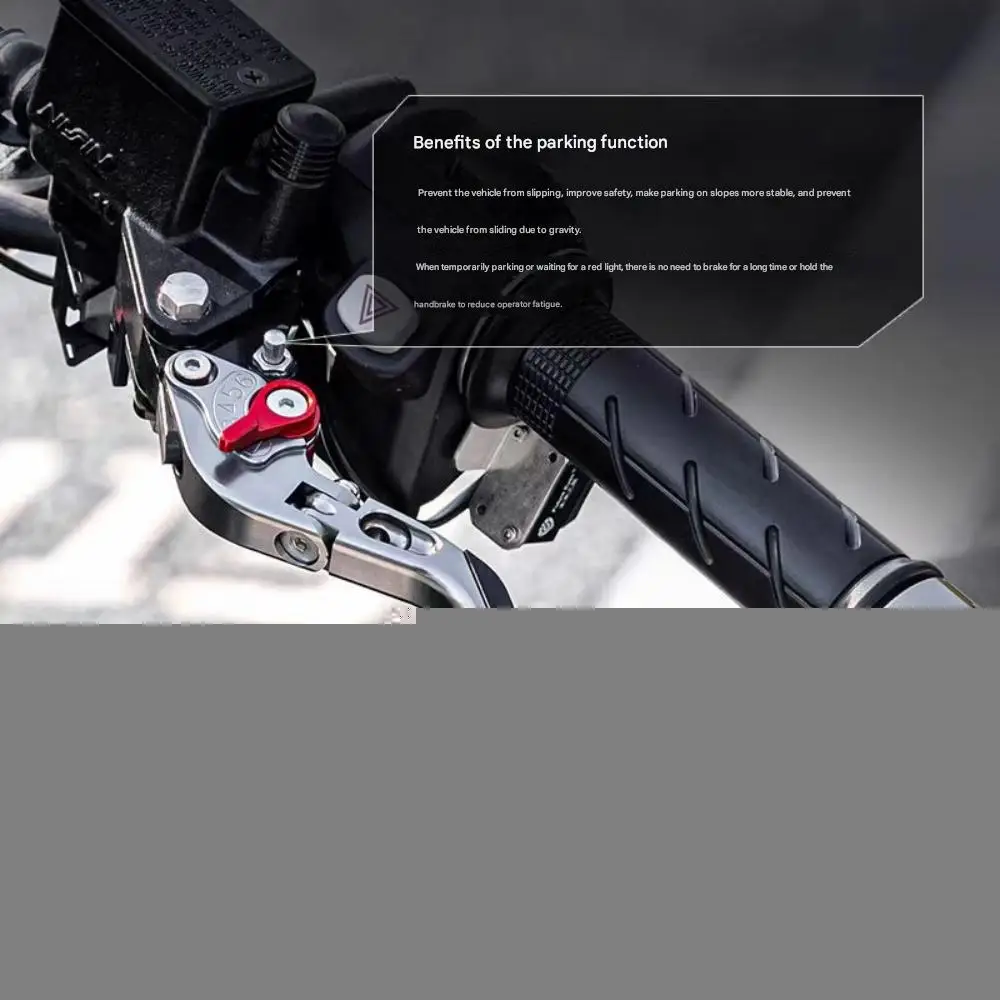 Suitable for Haojue UFR150 UHR150 motorcycle horn brake handle with parking function handle modification accessories