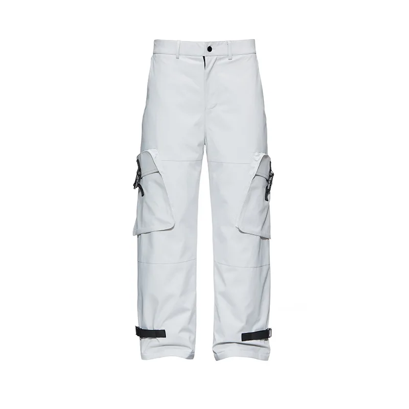 Winter Fleece Ski Pants with Hard Shell Windproof and Cold Resistant Charging Down Pants 90 White Duck Down
